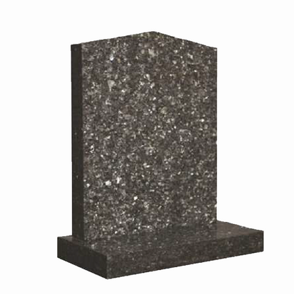 Peon top granite headstone with soft rounded arc design, fully customisable with high-resolution images and personalised inscriptions. Available in various granite colours.