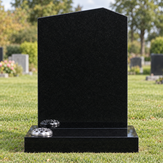 Solace Offset Peon Top Headstone, canonical memorial master image for Magic Memorials, MM014