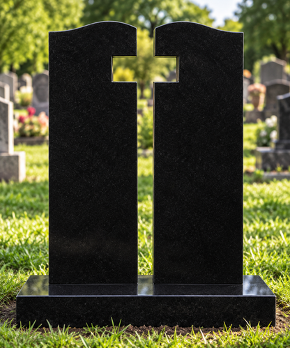 Seraphis Gates of Heaven Granite Headstone | MM031