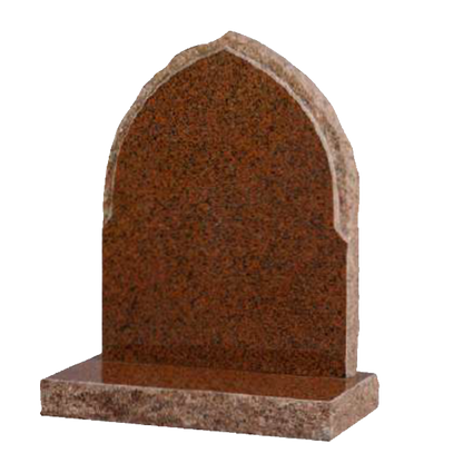 Ardent Gothic Natural Rock Headstone | MM042