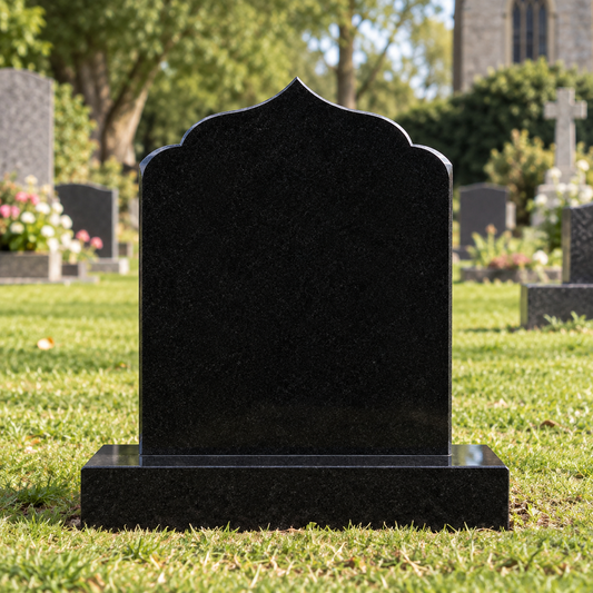 Noor Islamic Granite Headstone | MM053