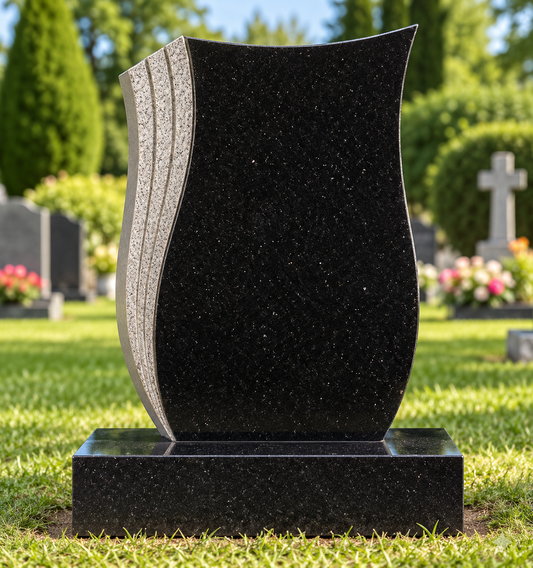 Novara Contemporary Headstone | MM058