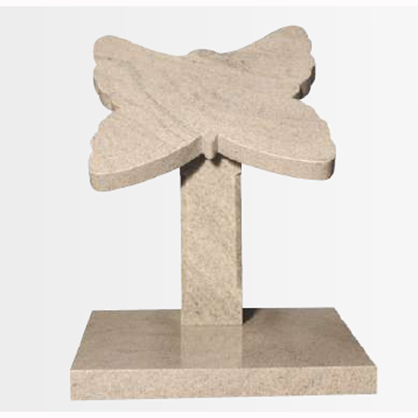 Children’s granite memorial headstone featuring a soft heart shape and child-friendly design, fully customisable with high-resolution images and personal inscriptions.