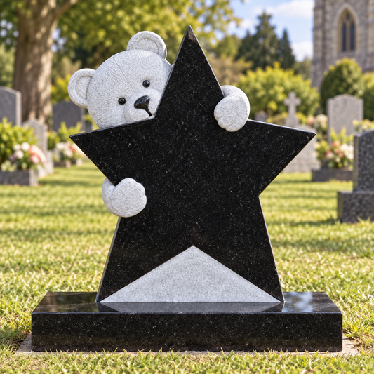 Stellibear Children's Granite Headstone | MM192