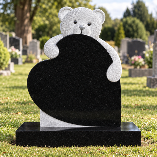 Cubbie Children's Teddy Bear Headstone | MM194