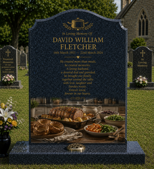 Cooking & Baking Memorials Design 1, personalised memorial design by Magic Memorials, HD0902