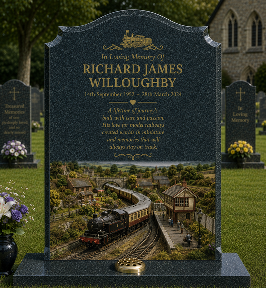Other Hobbies & Passions Memorials Design 1, personalised memorial design by Magic Memorials, HD0926