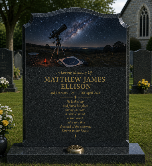 Other Hobbies & Passions Memorials Design 2, personalised memorial design by Magic Memorials, HD0927