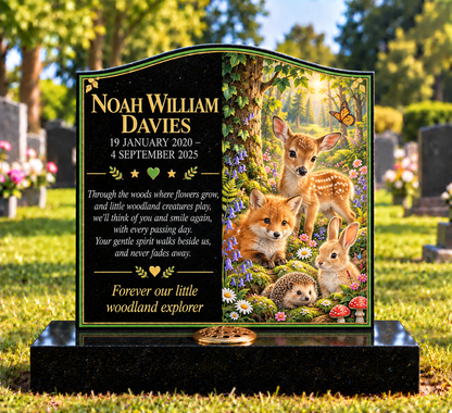 Baby Animal Children's Custom Memorial Designs Design 5, personalised memorial design by Magic Memorials, HD1465