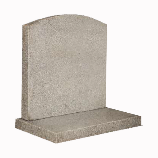 Arcelle Curved Top Granite Cremation Memorial, granite memorial by Magic Memorials, MM150