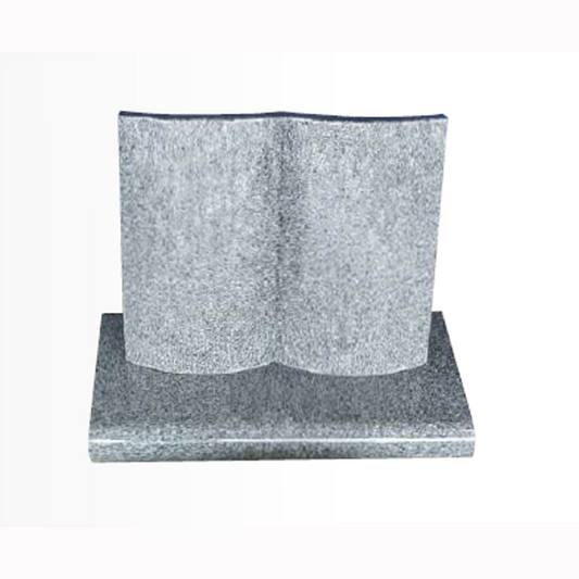 Scriptura Open Book Granite Cremation Memorial, granite memorial by Magic Memorials, MM156