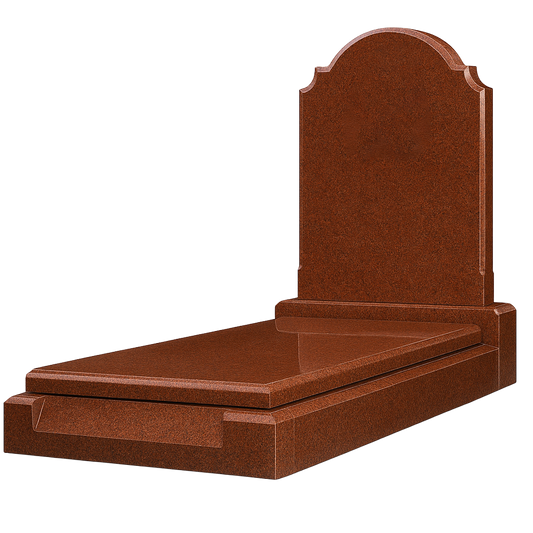 Tradara Chamfered Kerb Set Memorial, granite memorial by Magic Memorials, MM116