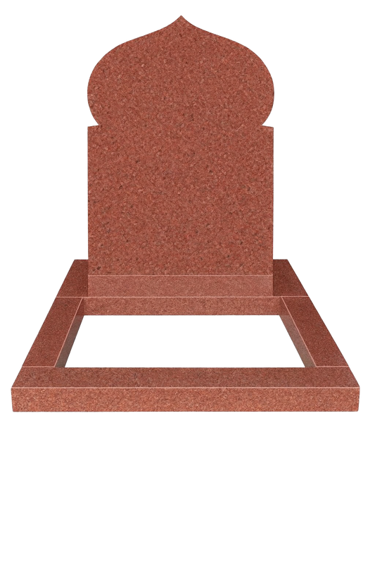 Zaharia Granite Kerb Set Memorial, granite memorial by Magic Memorials, MM139